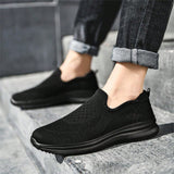 Zapatos Deportivos Informales De Moda Para Hombre Con Textura Delicada Y Estilo Vintage De Slip-on