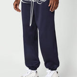 SUMWON Pantalones Jogger Estilo De Los Anos 90 Con Impresion En La Parte Delantera