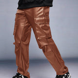 Manfinity EMRG Pantalones Estilo Carguero Para Hombre