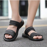 Summer Men's Sandals Fashionable, Slip-Resistant, Wear-Resistant, Thick-Soled, Casual Beach Slipper For Driving