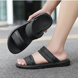 Summer Men's Sandals Fashionable, Slip-Resistant, Wear-Resistant, Thick-Soled, Casual Beach Slipper For Driving