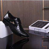 Zapatos Con Cordones Al Estilo Britanico Para Hombres, Zapatos De Boda Con Punta Afilada Para Jovenes, Zapatos Transpirables, De Vestir Y Casuales De Negocios