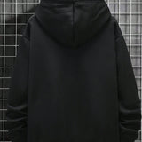 Manfinity Hypemode Hoodie De Manga Larga De Color Solido Para Hombres