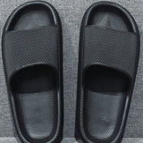 Sandalias De Verano Planas Para Hombre De Fondo Suave Y Grueso, Transpirable