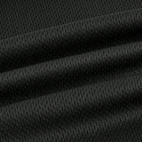 Manfinity Sporsity Shirt sin mangas de talla grande para hombres hecha de tejido de malla tejido negro