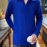 Manfinity Hypemode Sweater De Cuello De Polo De Manga Larga Para Hombre