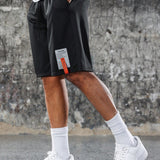 Manfinity Hypemode Shorts Con Parches De Letras Para Talla Grande Para Hombres (paquete De 2)