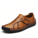 NEW Zapatos Informales Casuales Hechos A Mano Para Hombres, Estilo Britanico De Moda, Zapatos Bajos Con Monedero