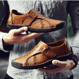 NEW Zapatos Informales Casuales Hechos A Mano Para Hombres, Estilo Britanico De Moda, Zapatos Bajos Con Monedero