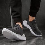 Zapatillas deportivas De Punto Ligero Para Hombres, Zapatos Deportivos Transpirables Y De Moda, Casual, Zapatillas De Running Con Suela Suave