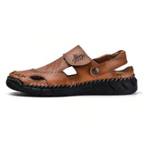 Sandalias Deportivas Transpirables Para Hombre Con Punta Abierta, Suela Suave Y Resistente Al Desgaste Para Exteriores Y Playa, Diseno Unico De Rayas Vintage Irregulares