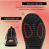 Zapatos De Seguridad Con Puntera De Acero, Diseno Nuevo, Resistente A Aplastamiento Y A Punzones, Zapatos Deportivos Con Cinta Magica, Zapatos De Trabajo Para Hombres Y Mujeres