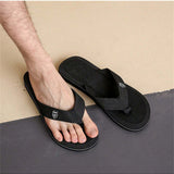 Unisex Fashionable Soft And Comfortable Bottom Casual Black Sandals