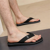 Unisex Fashionable Soft And Comfortable Bottom Casual Black Sandals