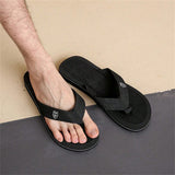 Unisex Fashionable Soft And Comfortable Bottom Casual Black Sandals