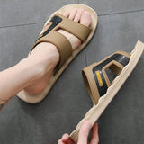 Sandalias De Verano Simples, Comodas Y Elegantes Para Hombres, Antideslizantes, Ligeras, Adecuadas Para Uso Diario, Playa Y Actividades Al Aire Libre