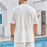 Manfinity Vacaylife Conjunto De Camisa Y Shorts Casuales Para Hombres