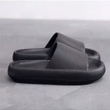 Sandalias De Zapatilla De Casa Para Interior Y Exterior De Los Hombres, Gruesa Diapositiva Informal Antideslizante De Eva Para Ducha/bata De Bano