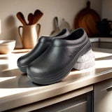 NEW Zapatos Profesionales Para Chef Zuecos Antideslizantes A Prueba De Agua Resistentes Al Aceite, Faciles De Poner/quitar Para Hombres, Calzado Laboral Para Hotel