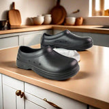 NEW Zapatos Profesionales Para Chef Zuecos Antideslizantes A Prueba De Agua Resistentes Al Aceite, Faciles De Poner/quitar Para Hombres, Calzado Laboral Para Hotel