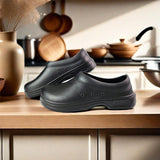 NEW Zapatos Profesionales Para Chef Zuecos Antideslizantes A Prueba De Agua Resistentes Al Aceite, Faciles De Poner/quitar Para Hombres, Calzado Laboral Para Hotel