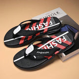 NEW Un par de sandalias tipo slip-on para hombres para vestir en la playa en verano, pantuflas casuales personalizadas con diseno antideslizante para uso fashion al aire libre.