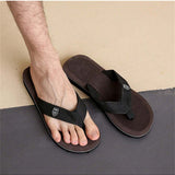 Unisex Slipper Sandals Casual, Soft And Comfortable Men And Women Flip Flops With Stylish Coffee Brown Sole