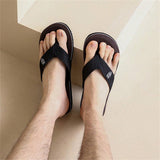 Unisex Slipper Sandals Casual, Soft And Comfortable Men And Women Flip Flops With Stylish Coffee Brown Sole