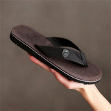 Unisex Slipper Sandals Casual, Soft And Comfortable Men And Women Flip Flops With Stylish Coffee Brown Sole