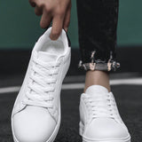 Nuevos Zapatos blancos de moda unisex para primavera y verano, Zapatos de pareja, Zapatillas, Zapatos casuales, Zapatos para hombres, Zapatos para mujeres, Zapatos deportivos antideslizantes