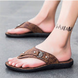 NEW Sandalias antideslizantes de moda de verano para hombres, chanclas antideslizantes que se pueden usar en exteriores