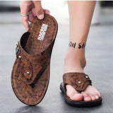 NEW Sandalias antideslizantes de moda de verano para hombres, chanclas antideslizantes que se pueden usar en exteriores