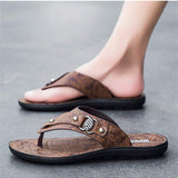 NEW Sandalias antideslizantes de moda de verano para hombres, chanclas antideslizantes que se pueden usar en exteriores