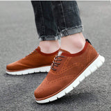 NEW Zapatos de malla transpirables para hombre, comodos, de tamano grande, elasticos y suaves, con estilo casual de deporte, zapatos ligeros y de tendencia de negocios