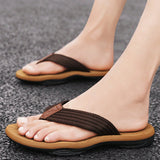 Sandalias de verano para hombres, flip flops antideslizantes para playa, zapatillas de vacaciones casuales y comodas