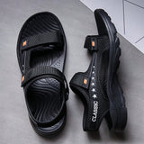 Sandalias clasicas casuales para hombres, pantuflas deportivas al aire libre para playa, talla 39-46#