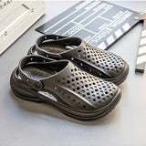Nuevos zapatos agujereados suaves, resistentes al desgaste y antideslizantes para hombres de primavera y verano, sandalias