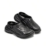 Nuevos zapatos agujereados suaves, resistentes al desgaste y antideslizantes para hombres de primavera y verano, sandalias
