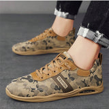 Zapatos deportivos para hombre con diseno de camuflaje, estilo slip-on, zapatos de skateboard bajos con cordones, zapatos casuales retro y desgastados, deportivos, ligeros y antideslizantes