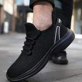 Zapatos deportivos casuales para hombres nuevos de 2024, simples, ligeros y transpirables, ideales para correr