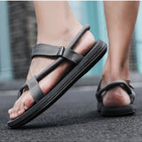 Sandalias De Verano Transpirables Antideslizantes Para Hombres, Zapatillas Versatiles Resistentes Al Desgaste, Zapatos Minimalistas Para La Playa