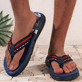 Hombres Verano Chanclas de dedo ligeras y elegantes con personalidad, Pantuflas para la playa, interiores y exteriores, Sandalias casuales