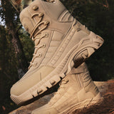 Botas de montana para hombres, botas de proteccion laboral para hombres, botas de trabajo al aire libre para hombres, botas de combate para caminar y explorar senderos, botas de entrenamiento en campo, botas de escalada deportivas al aire libre