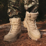 Botas de montana para hombres, botas de proteccion laboral para hombres, botas de trabajo al aire libre para hombres, botas de combate para caminar y explorar senderos, botas de entrenamiento en campo, botas de escalada deportivas al aire libre