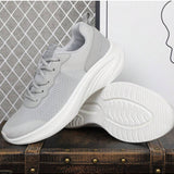 NEW Zapatos deportivos para hombre y mujer, simples y elegantes, malla transpirable, ligeros, antideslizantes, comodos para correr, con absorcion de impactos, zapatos planos informales para viajar y zapatos grandes para mujer de cuatro estaciones