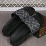 Sandalias para hombre con diseno simple y moderno, pantuflas de playa para hombre, pantuflas para casa, calzado de ducha, pantuflas para interiores, sandalias para bano, comodidad extrema, ligeras, antideslizantes, y faciles de limpiar