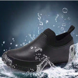Zapatos de chef profesionales para hombres Antideslizantes Zapatos de trabajo de cocina para mujeres Impermeables A prueba de aceite Suela suave y ligera Zapatos de lluvia para amantes Talla grande