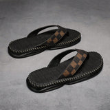 Sandalias tipo Chanclas para hombres, ligeras, comodas, antideslizantes, con soporte para los dedos, adecuadas para primavera, verano, interiores, exteriores y playa