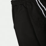 Pantalones deportivos casuales para hombres con cintura ajustable con cordon y estampado de cruz