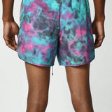 SUMWON Short de bano de nylon con estampado completo